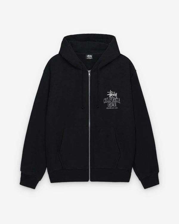 Stüssy - Men's Cali Grown Zip Hood - (Black)