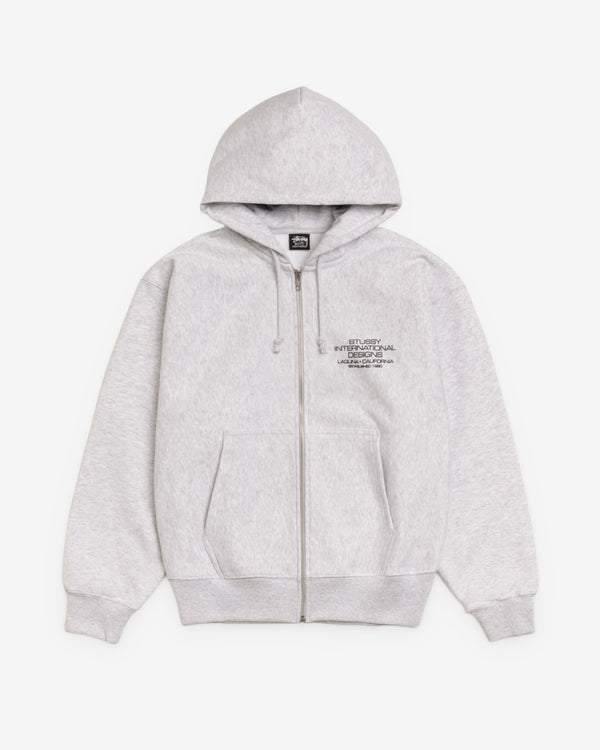 Stüssy - Men's International Designs Zip Hood - (Ash Heather)