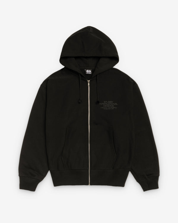 Stüssy - Men's International Designs Zip Hood - (Black)