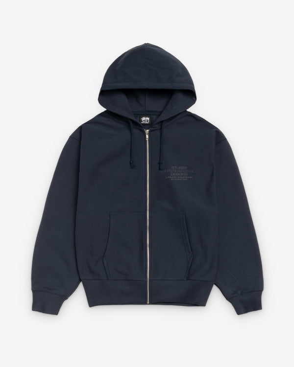 Stüssy - Men's International Designs Zip Hood - (Navy)