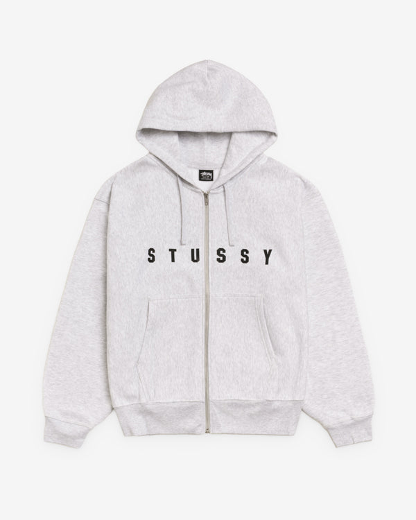 Stüssy - Men's Lens Zip Hood - (Ash Heather)