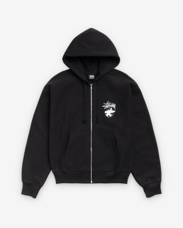 Stussy - Men's Long Haul Zip Hood - (Black)
