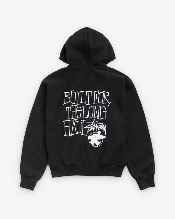 Stussy - Men's Long Haul Zip Hood - (Black)