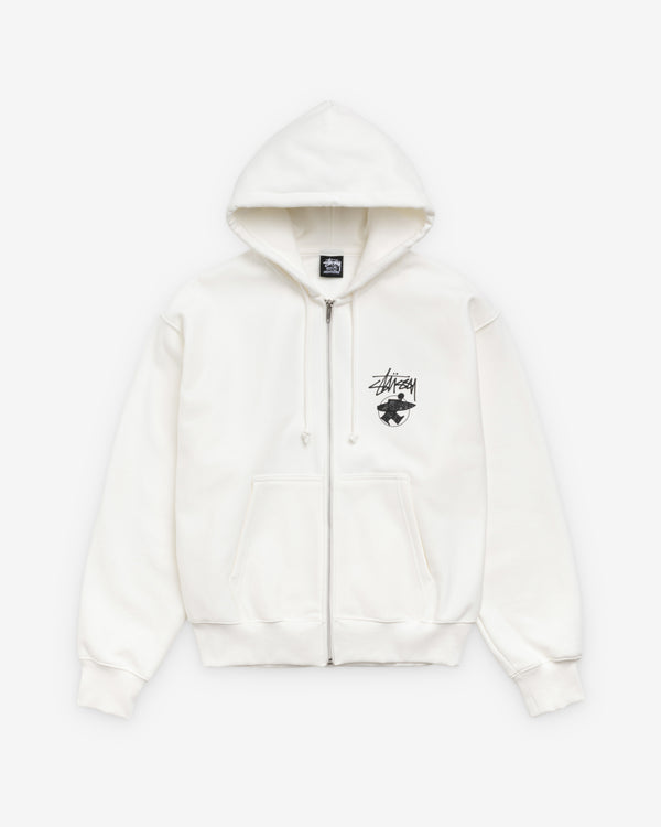 Stussy - Men's Long Haul Zip Hood - (Off White)