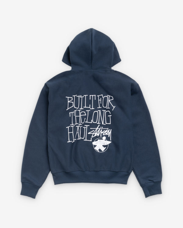 Stussy - Men's Long Haul Zip Hood - (Navy)