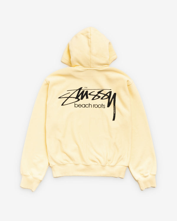 Stüssy - Men's Beach Roots Gar. Dyed Zip Hood - (Gold)