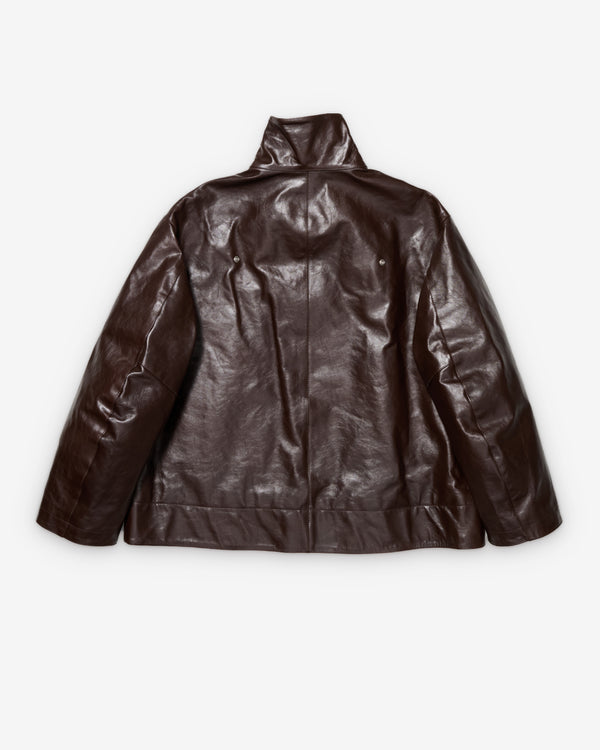 Our Legacy Work Shop - Men's C.P. Company City Anorak Leather - (Chocolate)