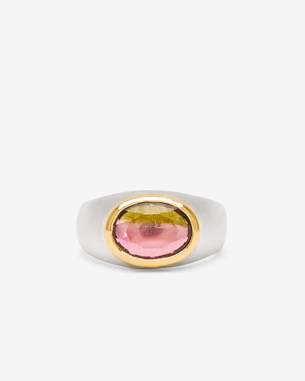 Frederick Grove - Bi-Colour Tourmaline Ring - (Silver/Gold)