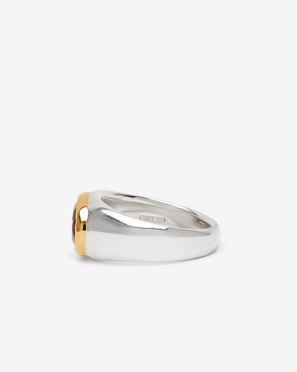 Frederick Grove - Bi-Colour Tourmaline Ring - (Silver/Gold)