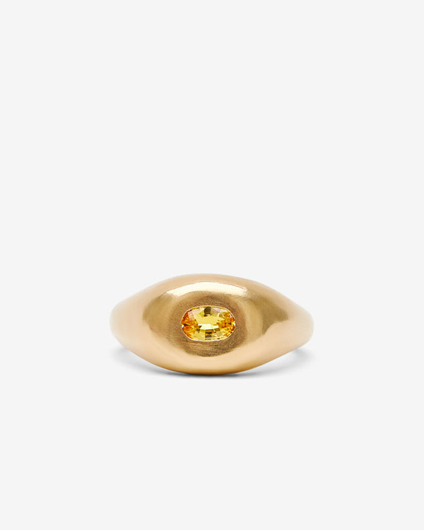 Seb Brown - Olive Ring - (Yellow Gold)