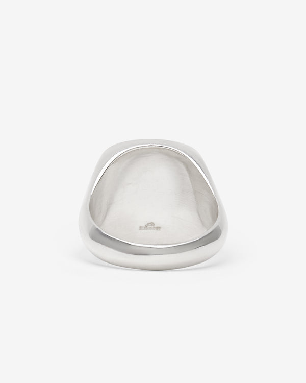 Bunney - Stud Cushion Signet - (Silver)