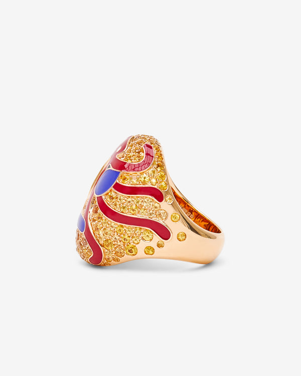 Francesca Villa - The Octopus Man Ring - (Rose Gold)