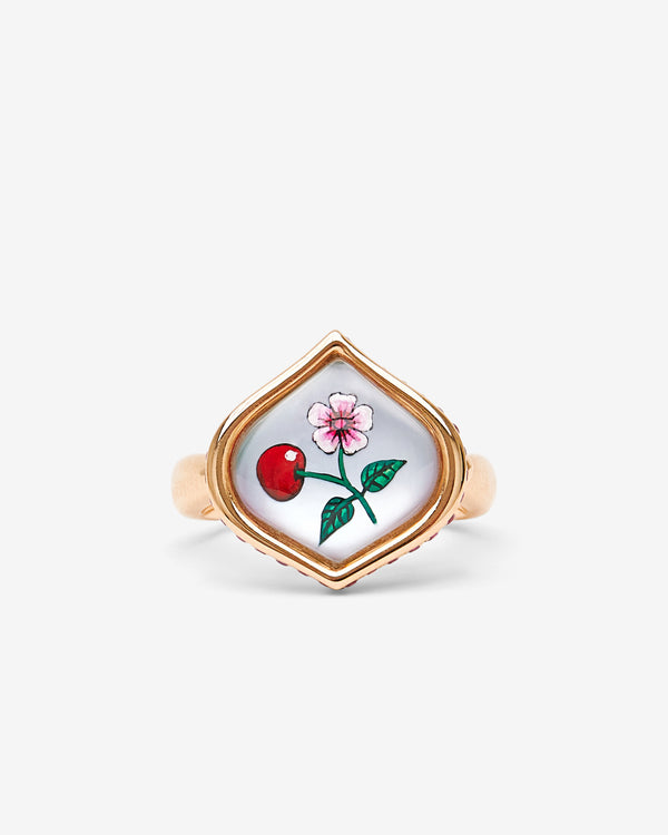 Francesca Villa - Cherry Flower Ring - (Rose Gold)