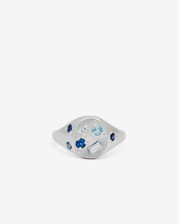 Seb Brown - Blue Treasure Ring - (Silver)