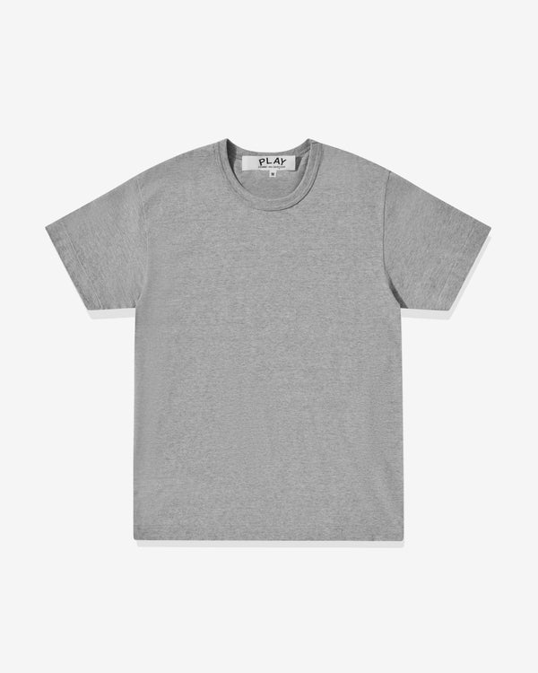 Play - Unisex Reverse Black Heart T-Shirt - (Grey)