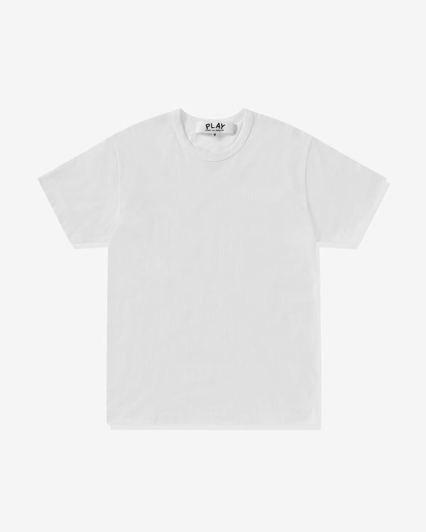 Play - Unisex Reverse Red Heart T-Shirt - (White)