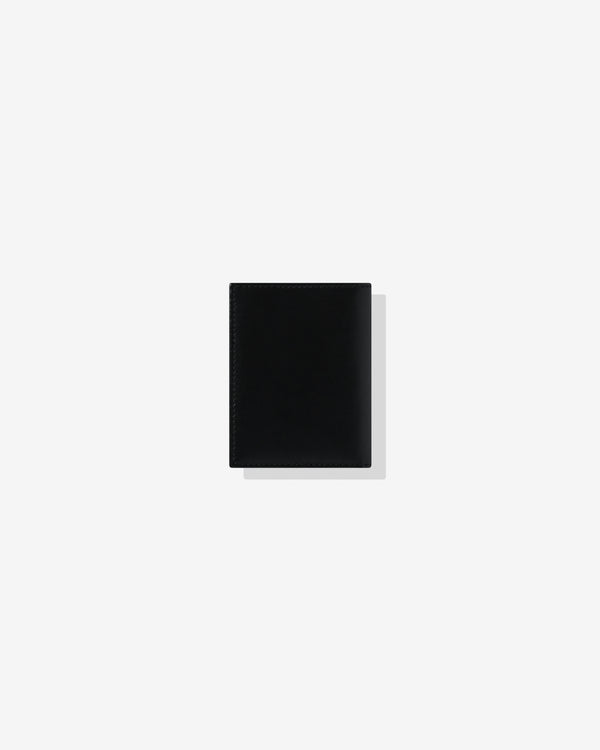 CDG Wallet - Silver Eyelet Bifold Wallet - (Black SA0641SE)