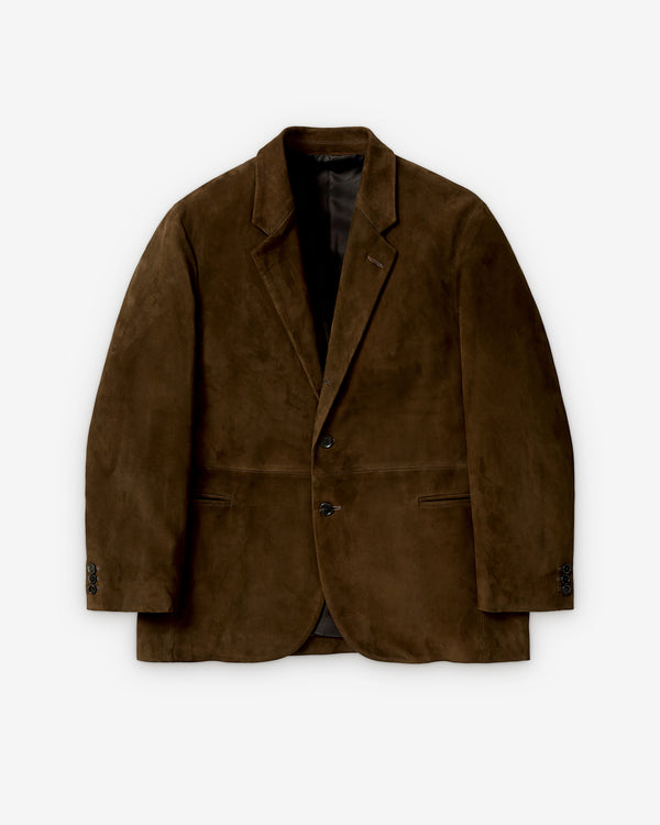 A.Presse - Men's Suede Tailored Jacket - (Brown)