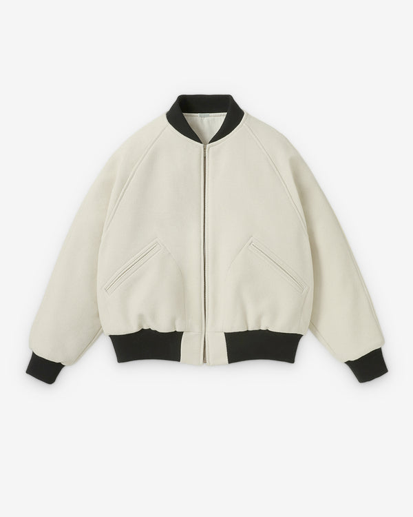 A.Presse - Men's Rigid High Twist Cashmere Jacket - (White)