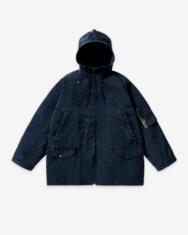 A.Presse - Men's Vintage Silk Custom N-3B Flight Jacket - (Navy)