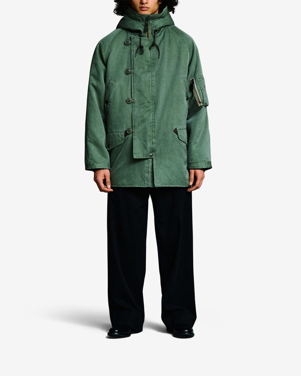 A.Presse - Men's Vintage Silk Custom N-3B Flight Jacket - (Sage)