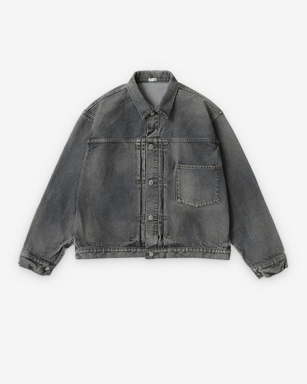 A.Presse - Men's Vintage Denim Jacket - (Grey)