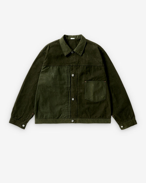 A.Presse - Men's Vintage Oiled Tent Jacket - (Olive)