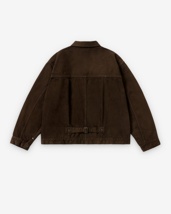 A.Presse - Men's 1st Type Denim Jacket - (Brown)