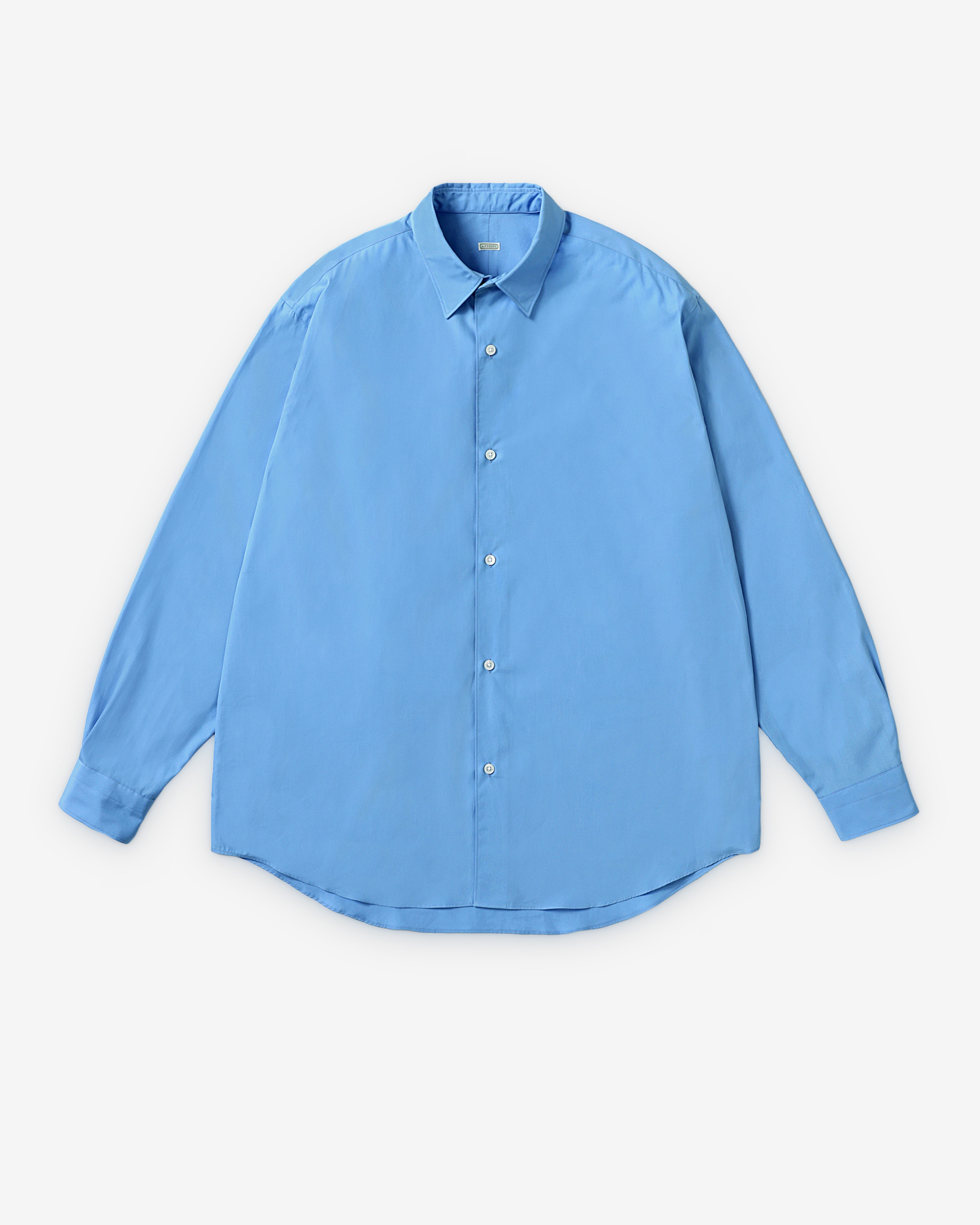 A.Presse: Men's Regular Collar Shirt (Sax) | Dover Street Market