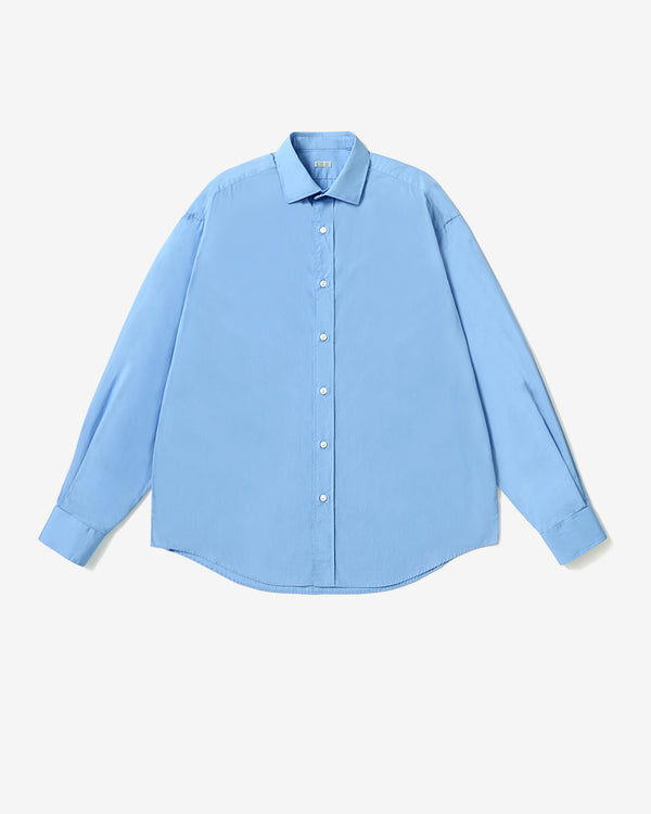 A.Presse - Men's Spread Collar Shirt - (Sax)