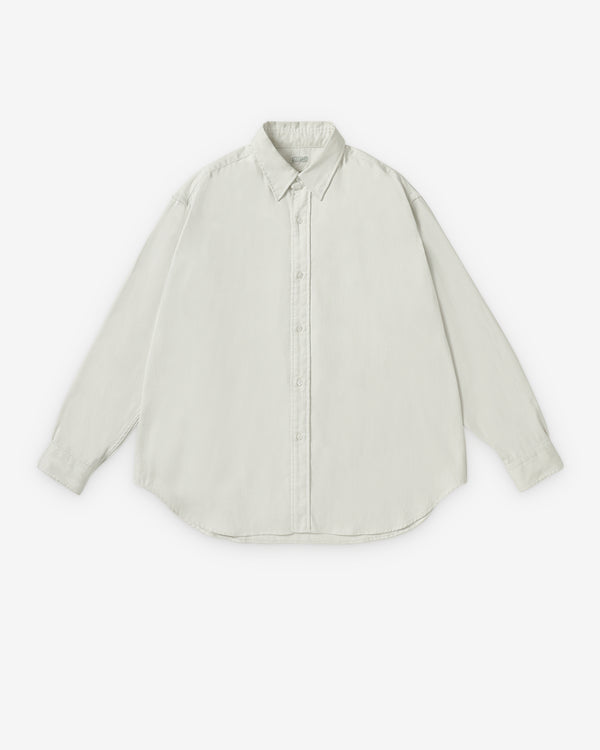 A.Presse - Men's Double Weave Twill Shirt - (Ecru)