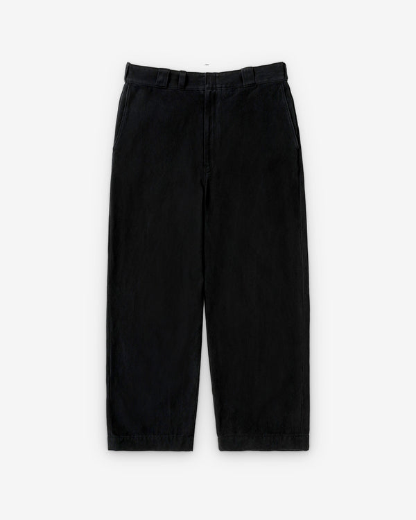 A.Presse - Men's Vintage Cotton Work Pants - (Black)
