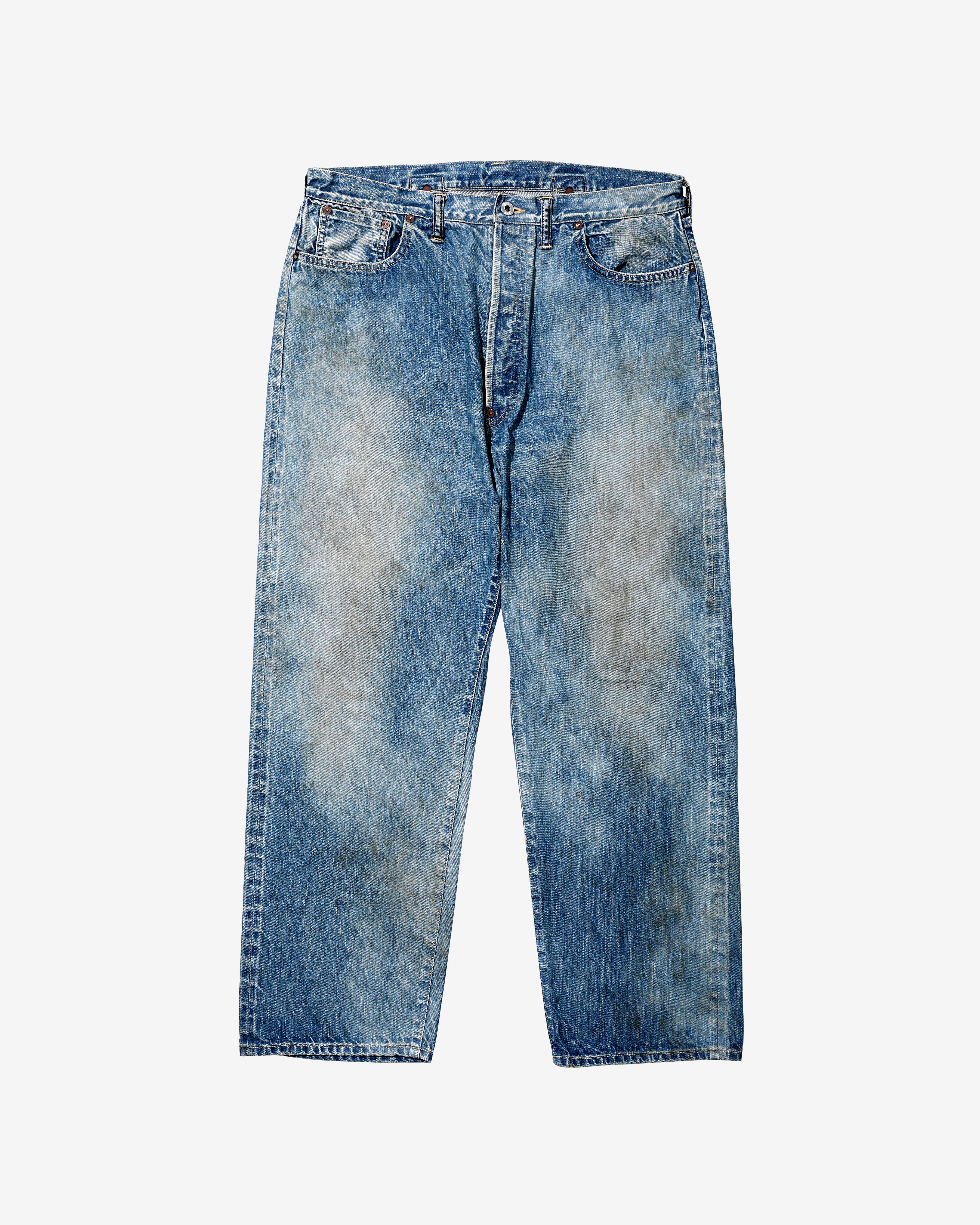 A.Presse: Men's No.37 Wide Denim Pants (Indigo) | Dover Street
