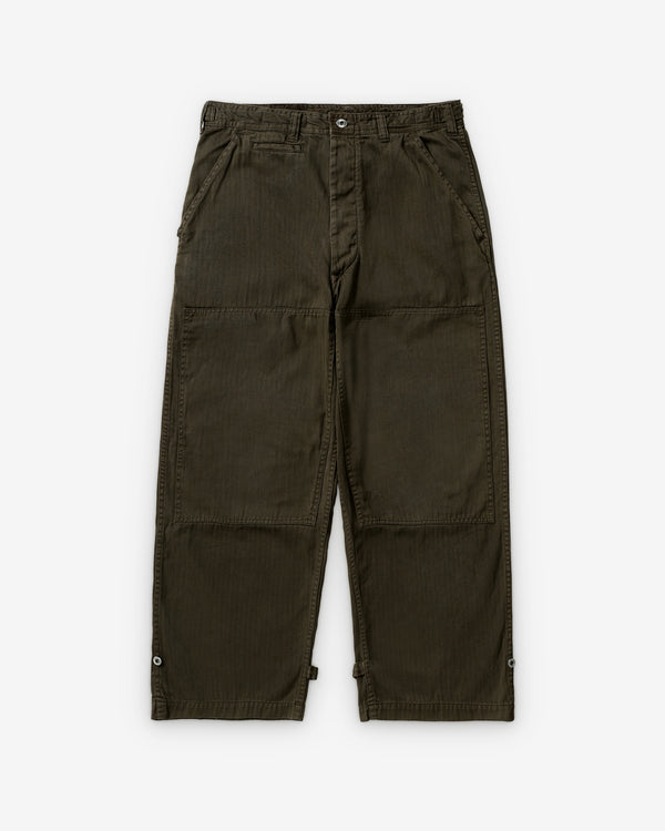A.Presse - Men's Military Double Knee Trousers - (Olive)