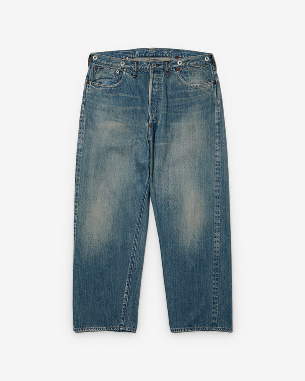 A.Presse - Men's No.22 Washed Denim Pants - (Indigo)