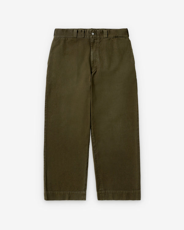 A.Presse - Men's Vintage Twill Work Pants - (Olive)