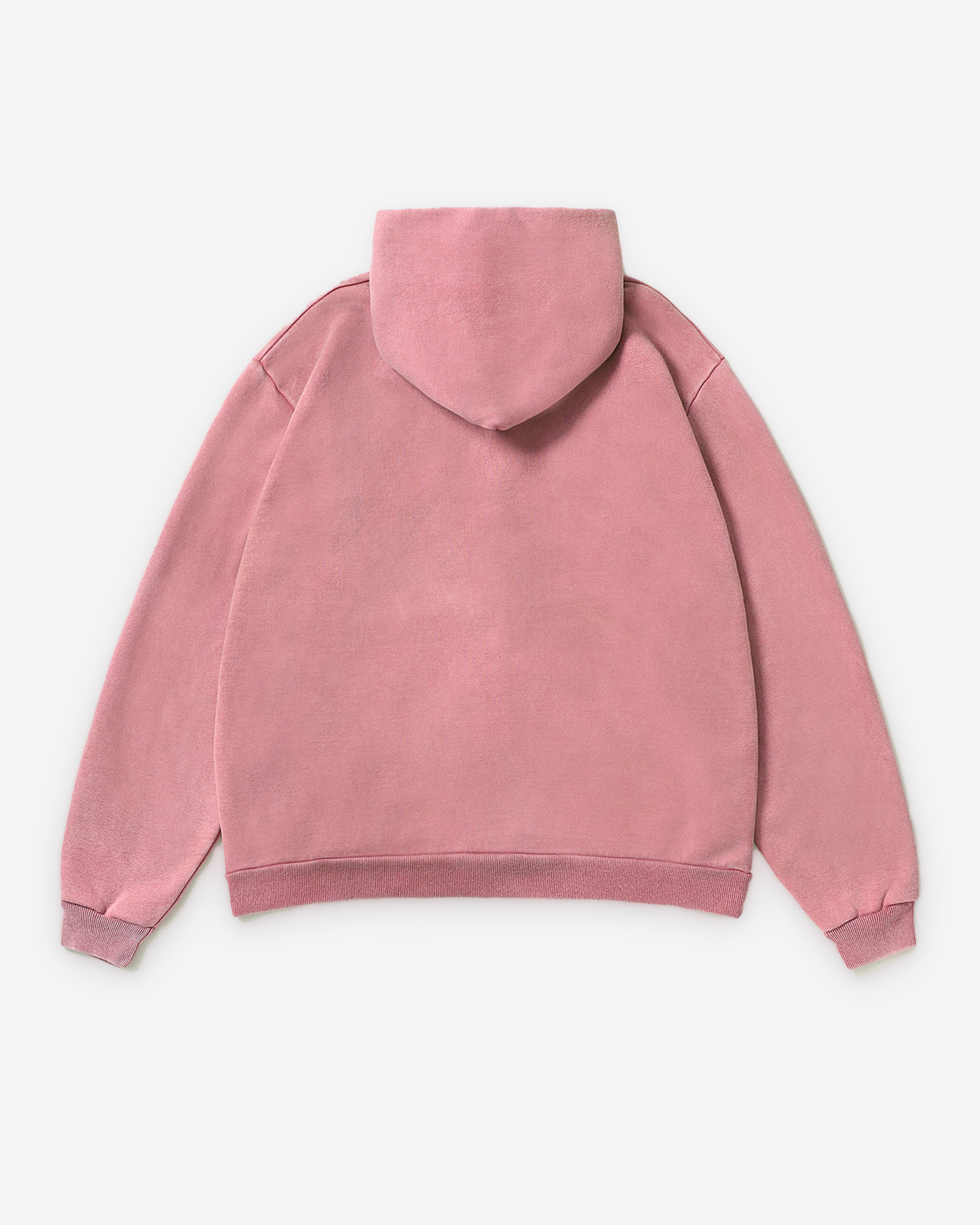 A.Presse: Men's Vintage Zip Sweat Hoodie (Pink) | Dover Street