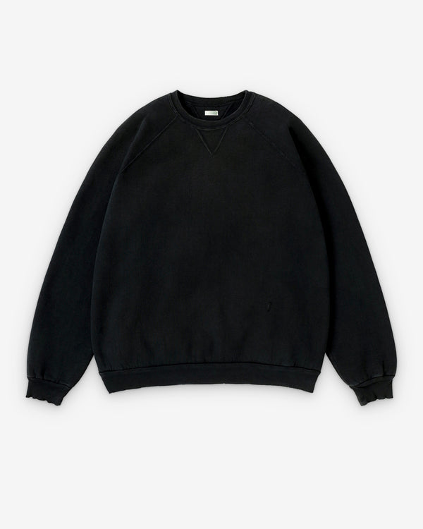 A.Presse - Men's Vintage Double V Sweatshirt - (Black)