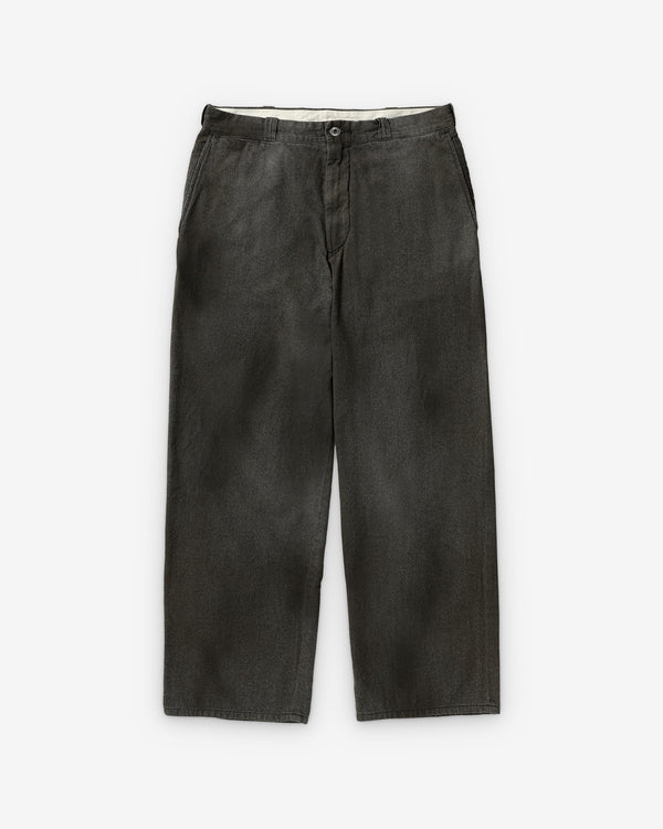 A.Presse - Men's Vintage Black Chambray Work Pants - (Gray)