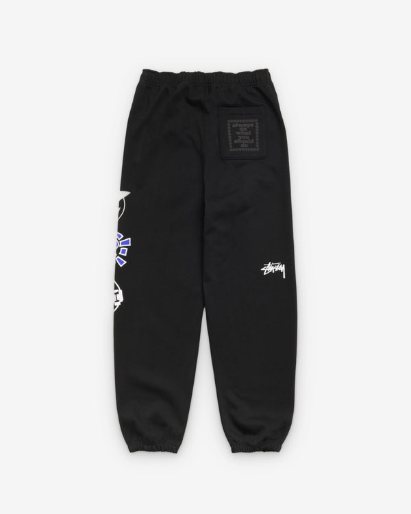Stüssy - Men's Always Do What You Should Do Stack Sweatpants - (Black)