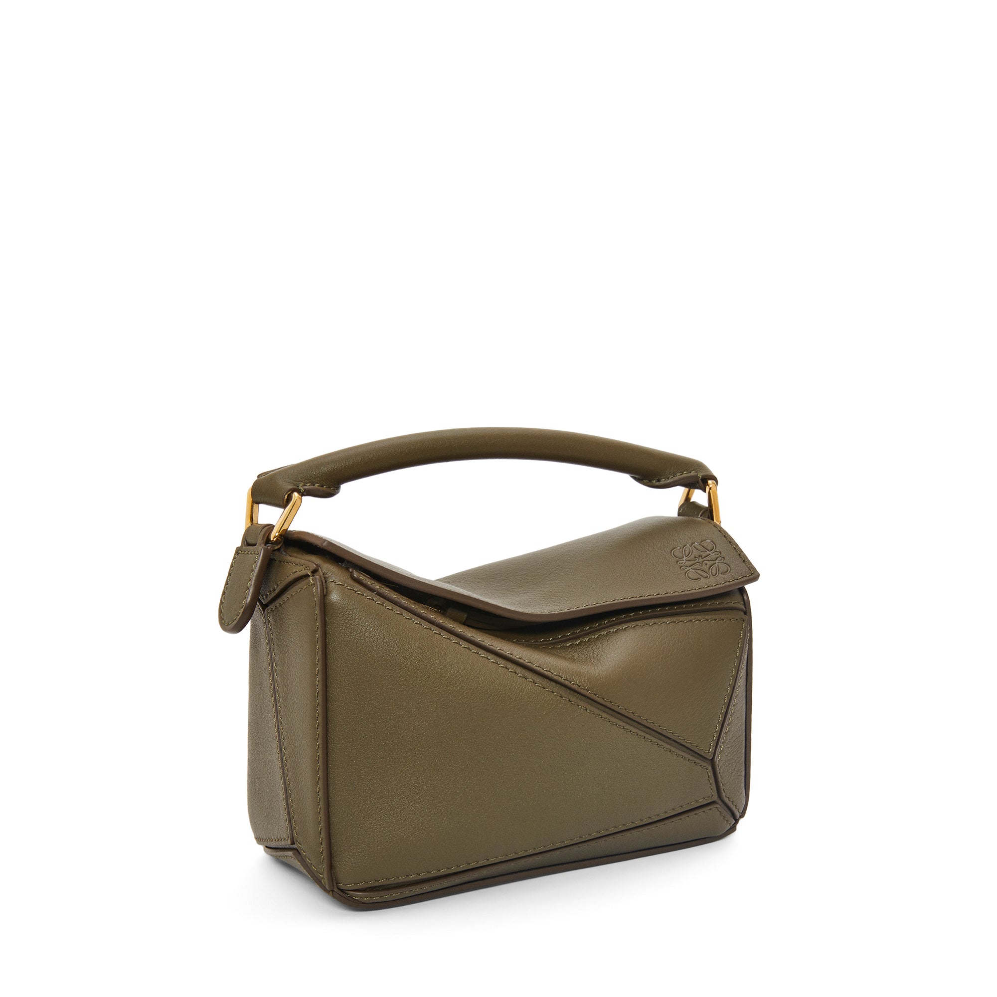 Loewe - Women’s Puzzle Mini Bag - (Dark Khaki Green) view 4