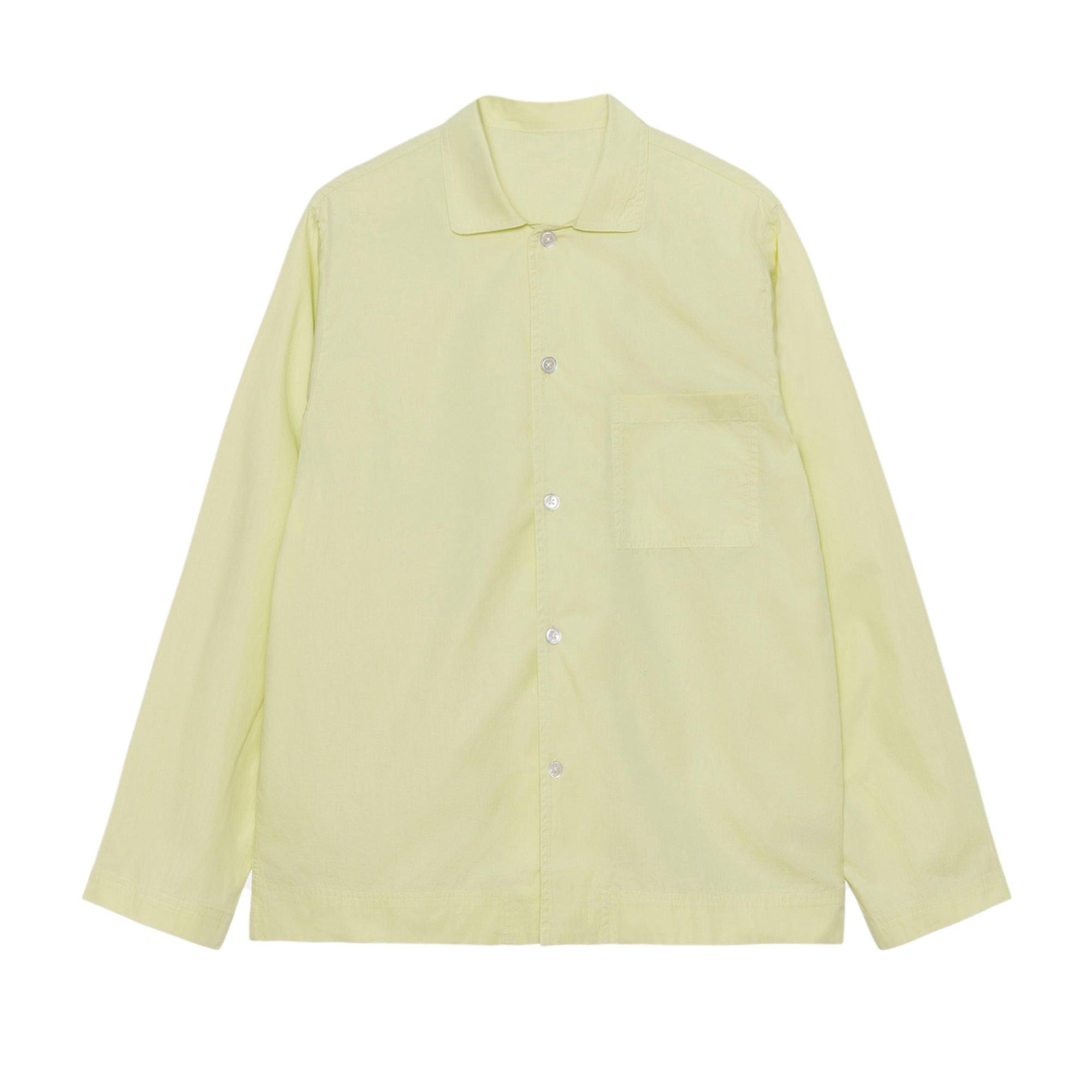 Stüssy - Tekla Poplin Pyjama Longsleeve Shirt - (Lime) view 1