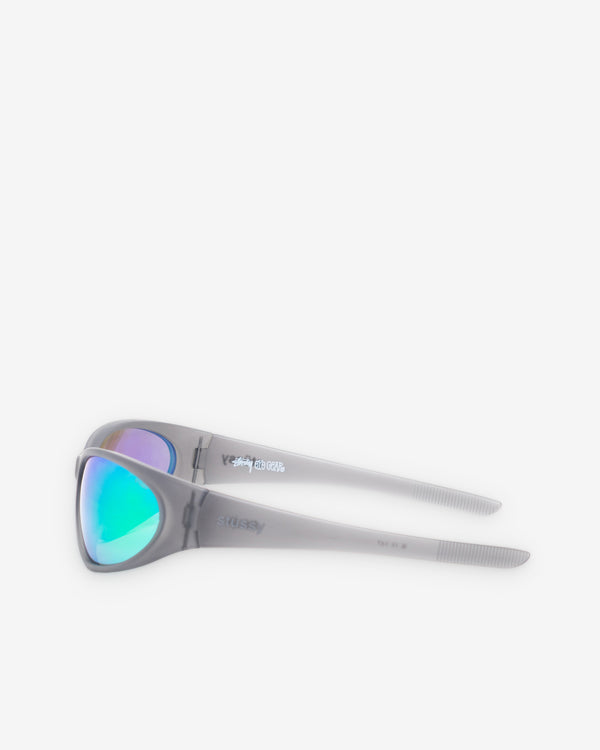Stüssy -  Adrian Sunglasses - (Frost Grey/Green Mirror)
