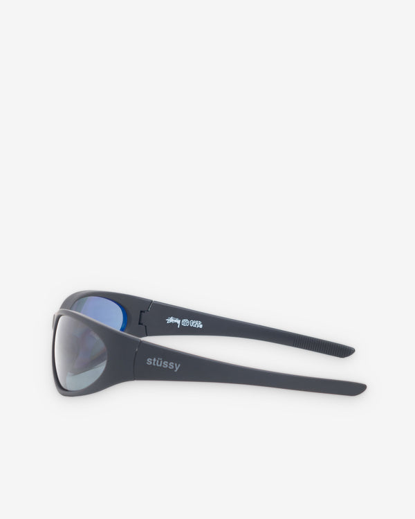 Stüssy -  Adrian Sunglasses - (Matte Rubber Black/Black)