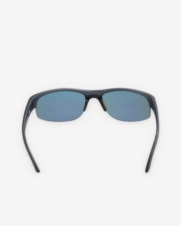 Stüssy - Hiro Sunglasses - (Frost Black/Blue Mirror)