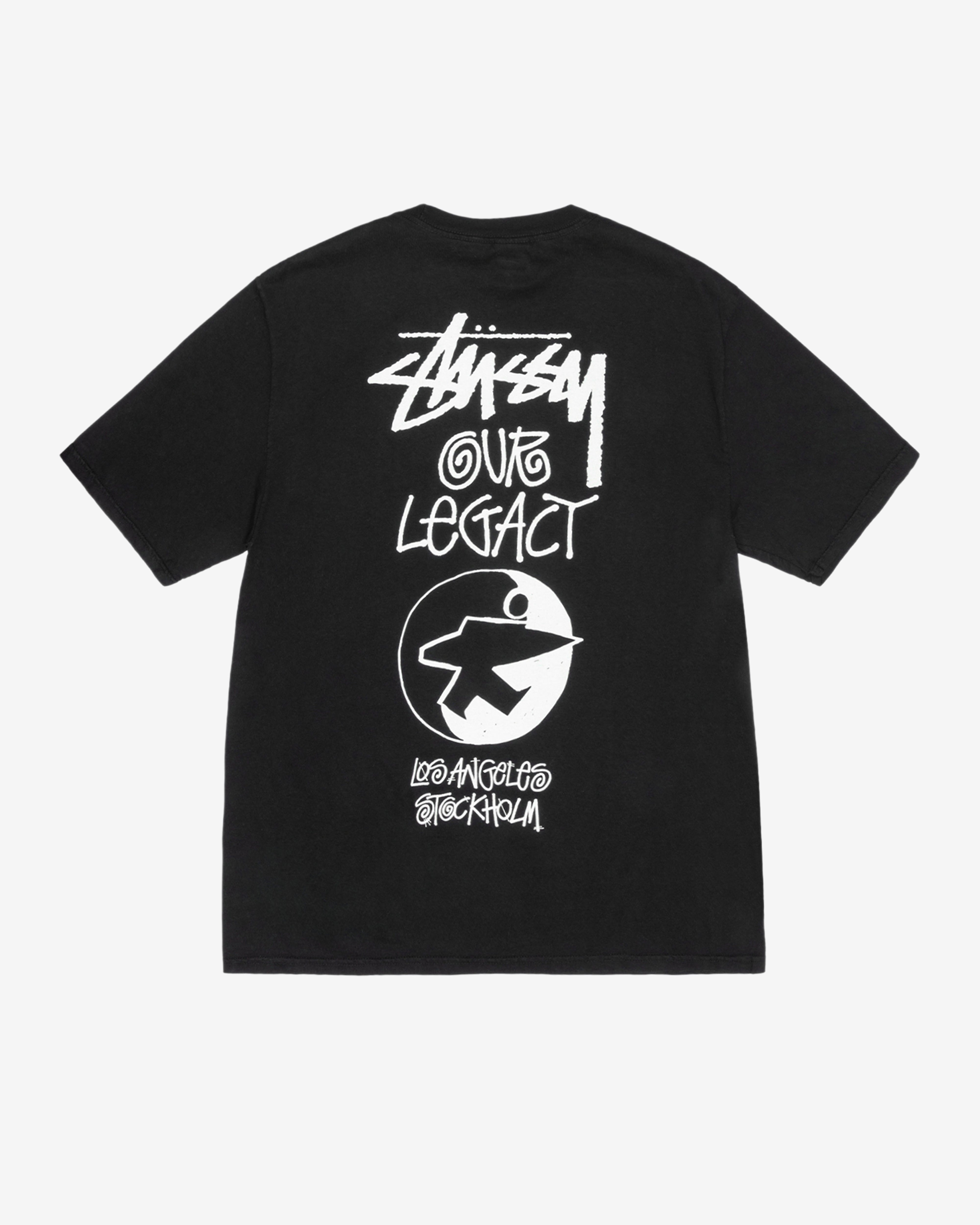 Stüssy - Our Legacy Men's Surfman Pig. Dyed Tee - (Black)