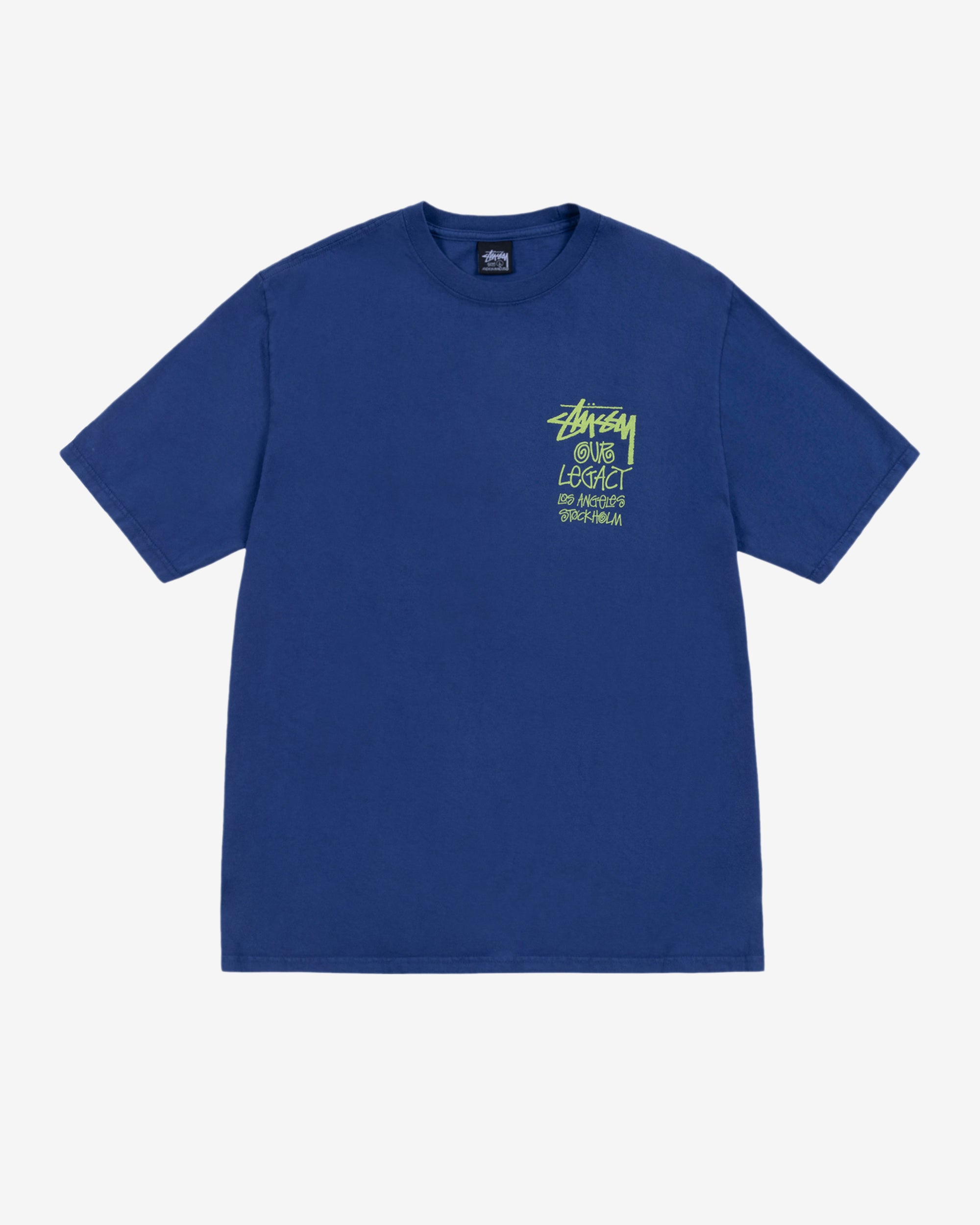 Stüssy - Our Legacy Men's Surfman Pig. Dyed Tee - (Blueberry) | Dover ...