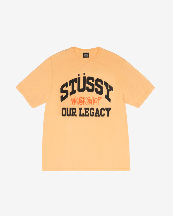 Stussy - Men's Our Legacy Collegiate Pig. Dyed Tee - (Peach)