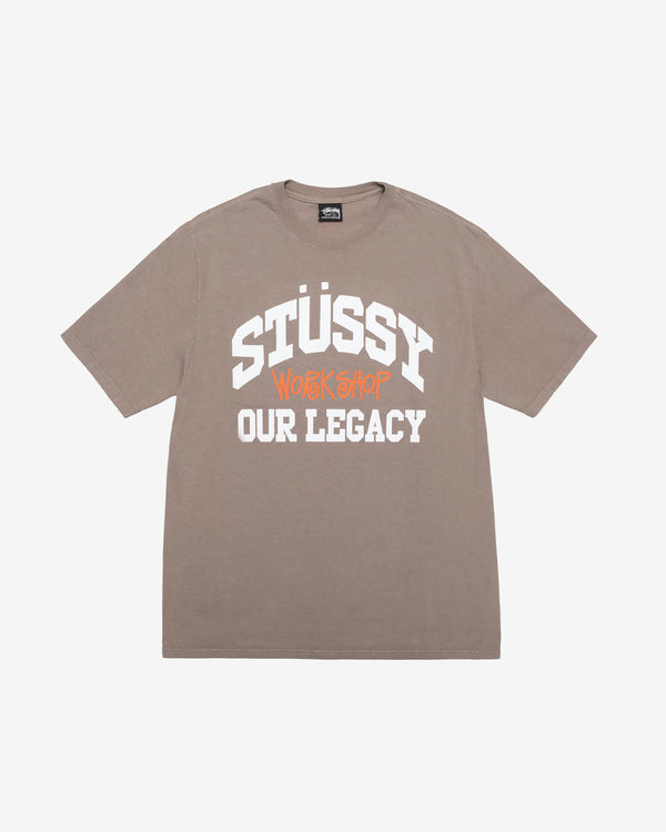 Stussy - Men's Our Legacy Collegiate Pig. Dyed Tee - (Taupe)