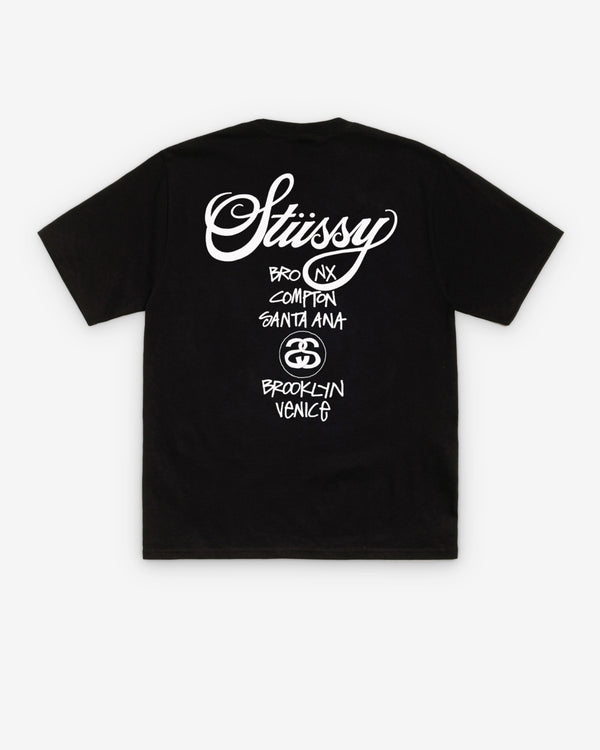 Stüssy - World Tour T-Shirt - (Black)
